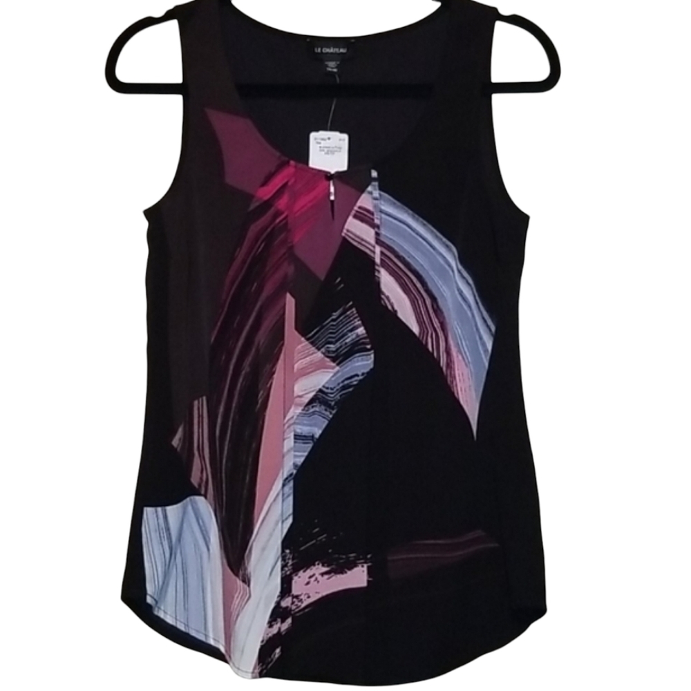 NWT LE CHATEAU Sleeveless Blouse